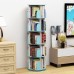 5 Tier 360° Rotating Stackable Shelves Bookshelf Organizer